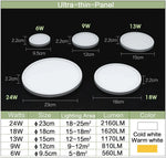 plafonnier led moderne blanc mat économique 18w 18cm sans scintillementflux lumineux