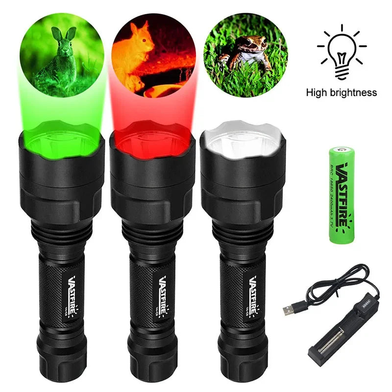 torche led rechargeable 350lm 200500m lumiere intense résistance chocs camping équitation nocturne