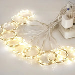 guirlande lumineuse multicolore led 3m blanc chaud blanc froid décoration noël moderne chambre salon