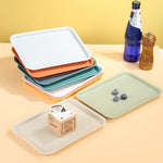 assiettes plastique blanc orange vert rose bleu modernes unies opaques cuisine dessert