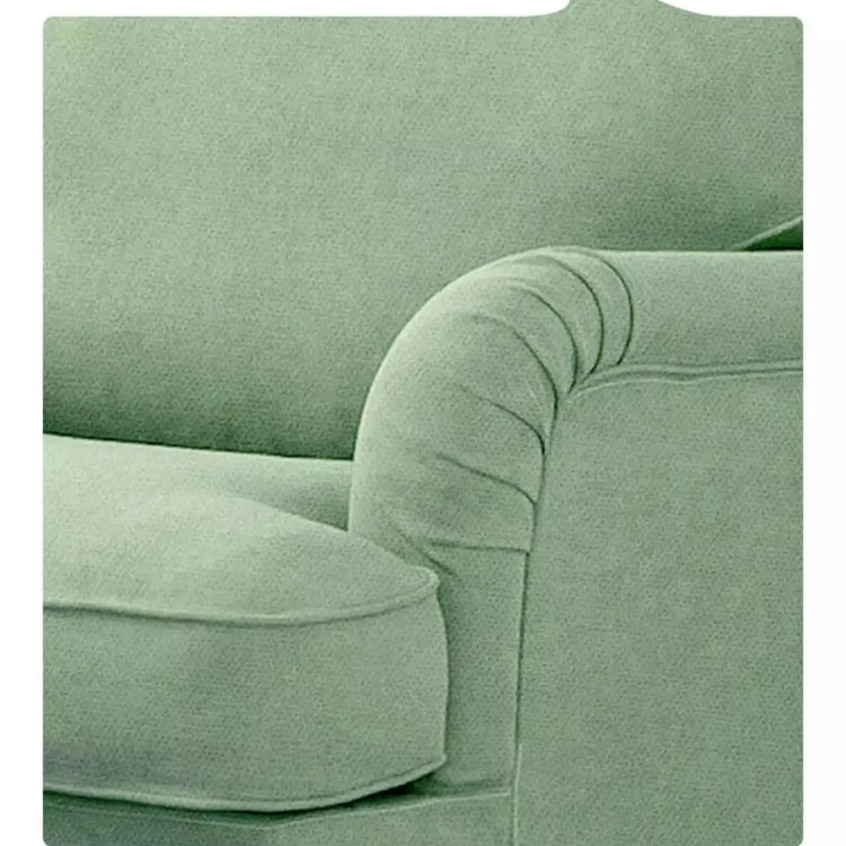 fauteuil bleu vert toile corduroy moderne housse polyester machine pieds accueil printemps été