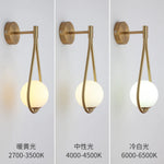 lampe murale moderne or noir goutte verre métal chambre entrée 249lm 90260v
