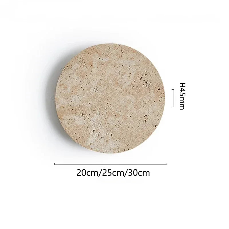 applique murale moderne bois beige texture granulaire led 4000k adhésive chambre salle manger