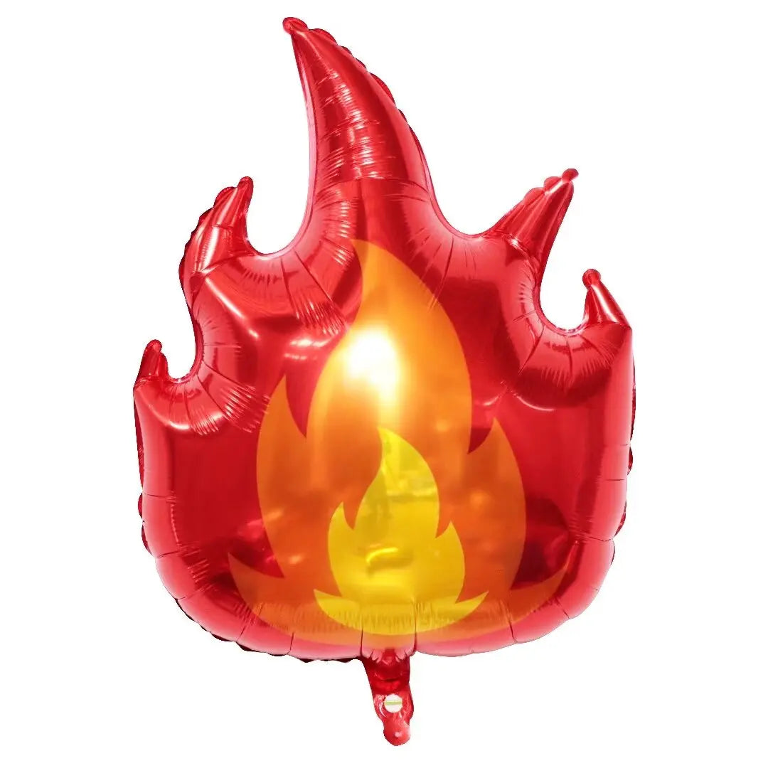 Ballon camion de pompier bleu saphir pour anniversaire