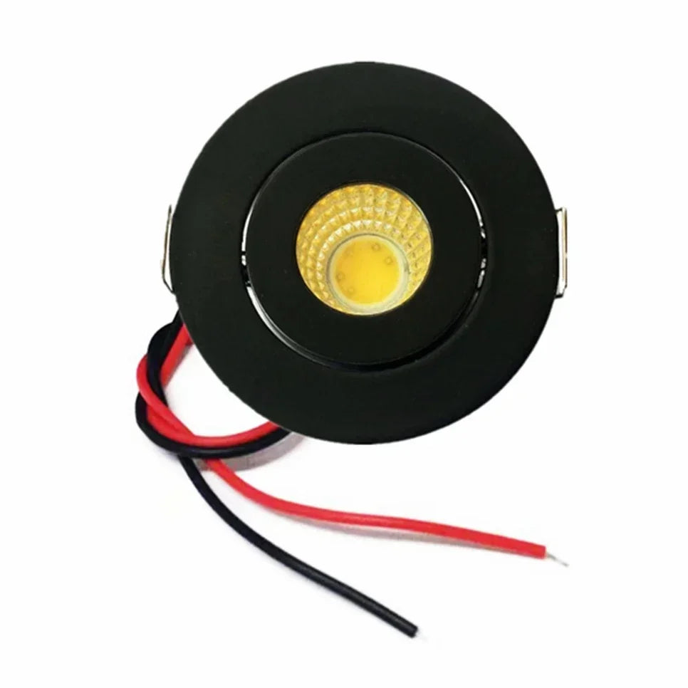 Spot LED Downlights 12V Blanc Noir Doré Argenté Clips Modernes Minimalistes Puces LED COB