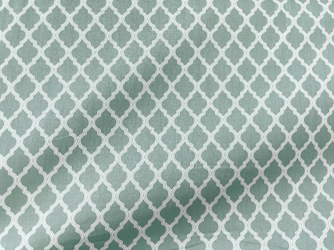 tissu coton biodegradable feuilles tropicales vert blanc moderne 160cm 50cm imprimé respirant bricolage popeline