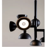 suspension lumineuse moderne ampoules led noir bronze câbles suspension pièces décoratives chambre salon étudehôtel