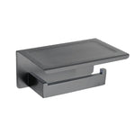 accessoires salle bain gris étagère serviettes porte savon moderne minimaliste porte soucoupe porte sèche