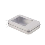 boîte métallique réutilisable noir mat classique rangement ongles artificiels respectueux environnement transparent fil écouteur
