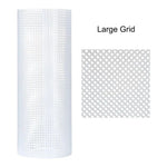 toile maille plastique blanc moderne grille fine 33x50CM polyester durable craft sac tapis