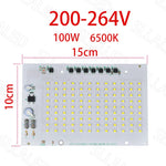 éclairage commercial led 20w 50w 100w smd 2835 blanc matrice diodes opacité électronique condensateurs