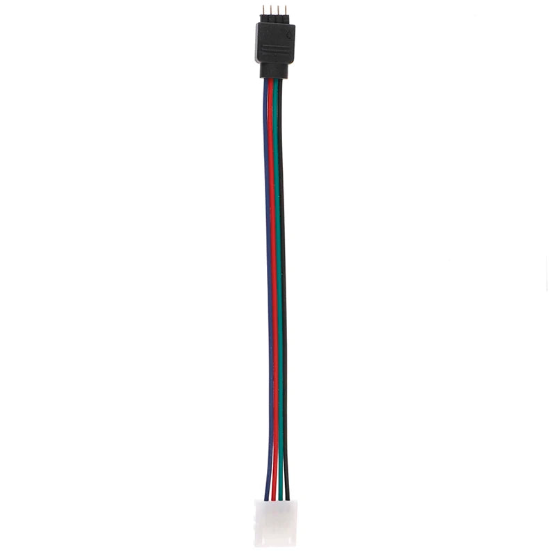 connecteurs câble led rgb noir blanc adaptateur secteur moderne quatre broches