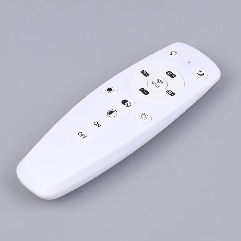 télécommande intelligente sans fil blanc moderne boutons on off setup indicateur lumineux