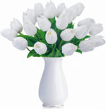 décoration mariage tulipe artificielle noire moderne intérieur 20 pièces bricolage événement