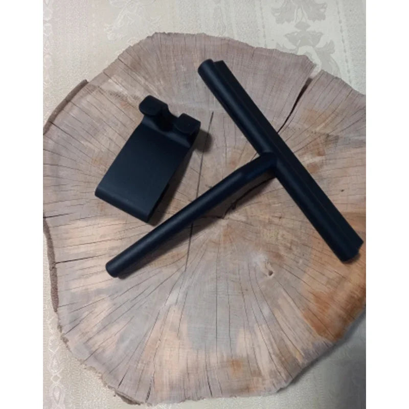 brosse vitre moderne noire poignée adhésive nettoyer fenêtres miroirs