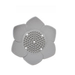 porte savon silicone fleur lotus noir blanc gris rose vert bleu violet moderne salle