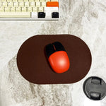 tapis souris simili cuir noir gris clair moderne plateau souris clavier