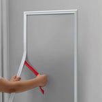 profil fenetre porte deco rayures horizontales adhesif blanc moderne