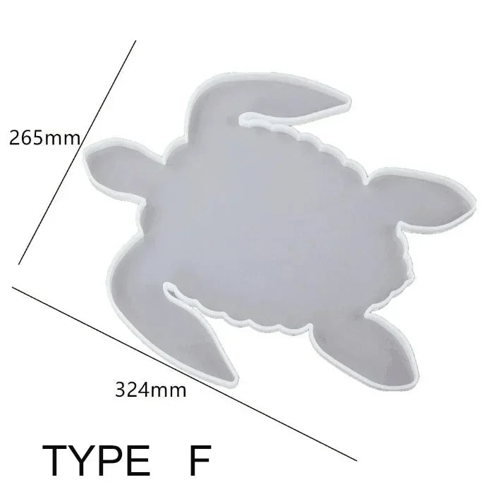 plateau silicone moderne rectangulaire rond vague motif opaque décoration maison bleu animal compagnie fixations