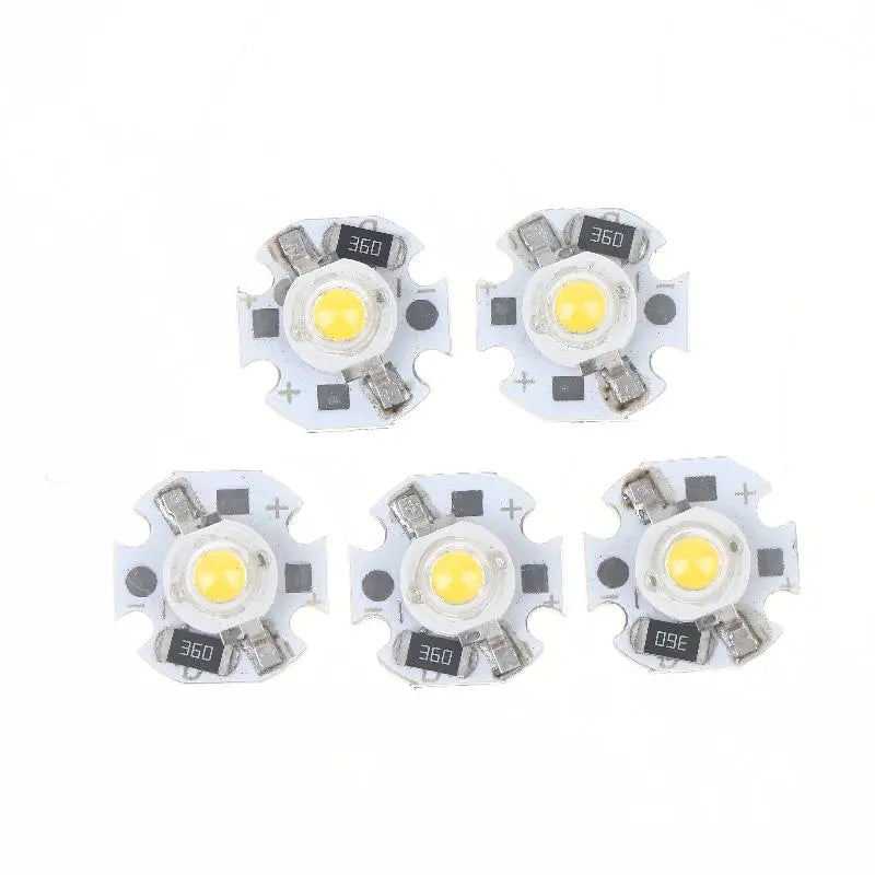 ampoules led 1w 3w 5v 12v blanc chaud circulaires modernes 16mm 20mm