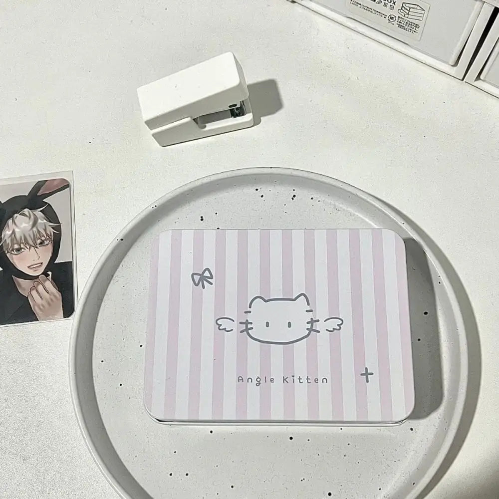 boîtes rangement dessin animé chats chiots cupcakes blanc mignon 12cm 9cm 4cmscrição based on