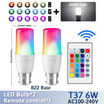 ampoule led rgb multicolore télécommande effet dynamique moderne lumiere variable 16 couleurs