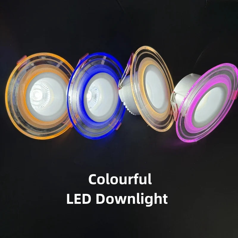 spots led violet jaune blanc bleu transparent moderne 3000k 6000k clips câble électrique