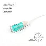 signal indicateur rouge vert jaune transparent moderne câble blanc 12V 220V 24VDC
