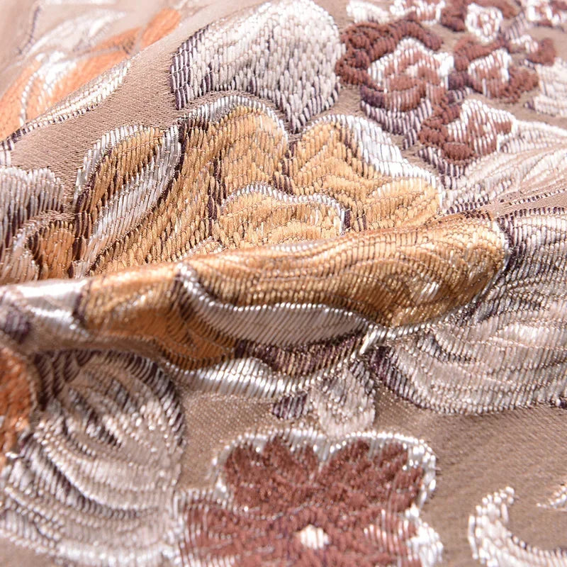 taie d'oreiller polyester broderies florales beige rouge bleu clair marron gris maison hospitalière élégante