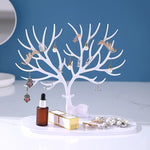 présentoir bijoux arbre branches stylisées noir blanc moderne minimaliste rangement bijouxDecorationBureau