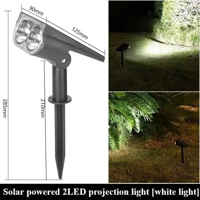 projecteur solaire jardin led noir étanche ip55 moderne extérieur bronze