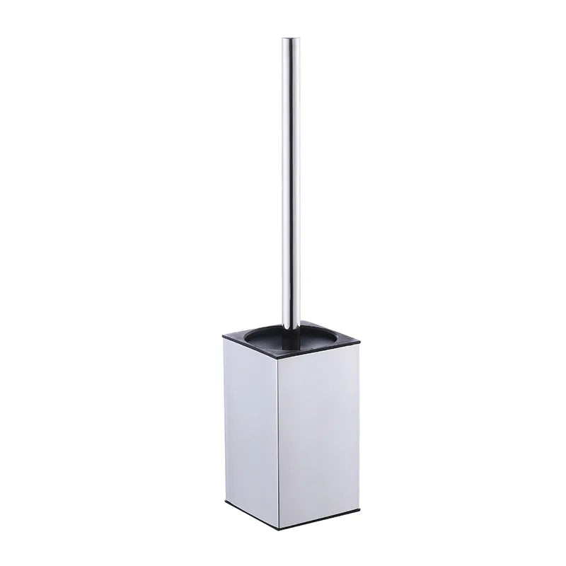 brosse wc acier inoxydable porte brosse noir argent doré moderne fixation murale poignée base