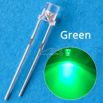 ampoule led transparente plat couleurs bleu vert rouge blanc chaud Jaune white orange pink