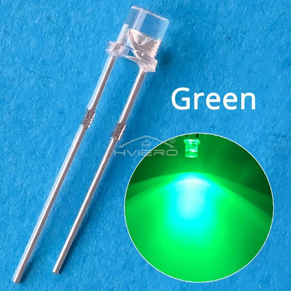 ampoule led transparente plat couleurs bleu vert rouge blanc chaud Jaune white orange pink