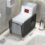 panier rangement aluminium réutilisable blanc or noir multiple utilisations respectueux environnement