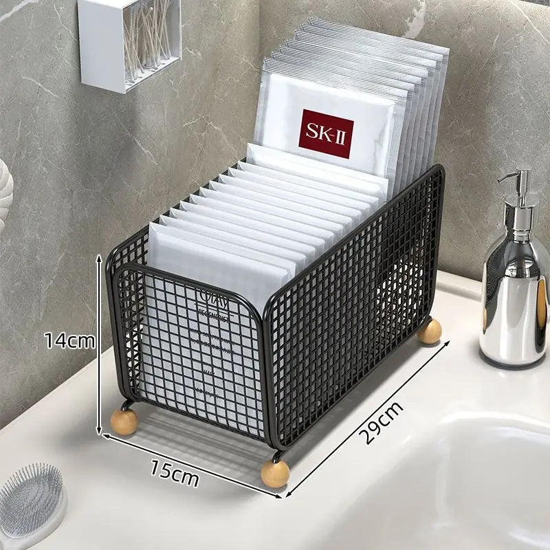 panier rangement aluminium réutilisable blanc or noir multiple utilisations respectueux environnement