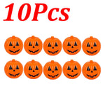 pot bonbons citrouille halloween yeux sourire orange 6cm 6cm