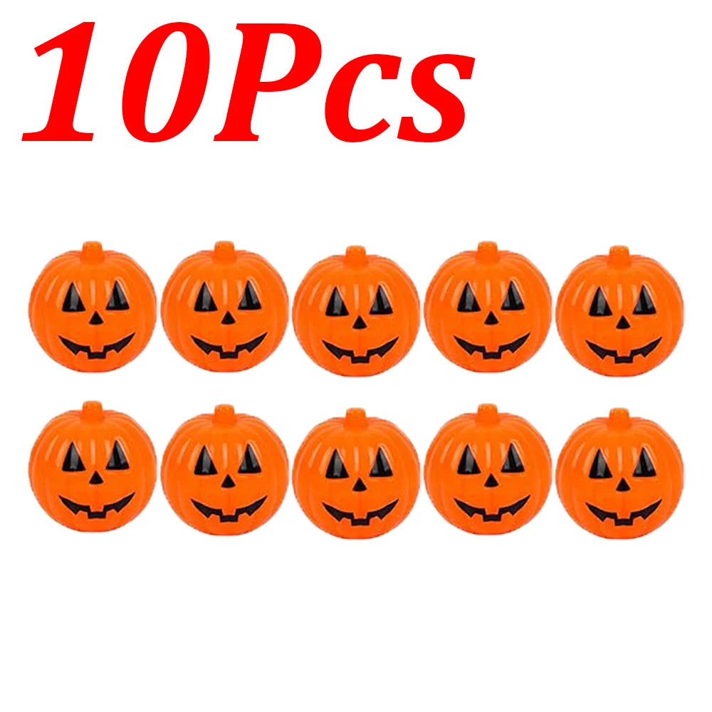 pot bonbons citrouille halloween yeux sourire orange 6cm 6cm
