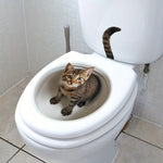 autocollant toilette tapis moderne animal compagnie amovible décoration salle bains pvc blanc 30x30cm