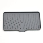 support savon silicone rayures ondulées moderne adhésif sans perçage vert gris rose blanc noir