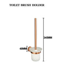 accessoires salle bain or rose finition brossée moderne porte savon papier toilette serviettes métal