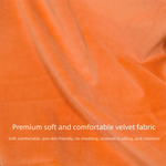 housse coussin velours 40cm ronde fermeture eclaire non toxique polyestre maison decorative confortable
