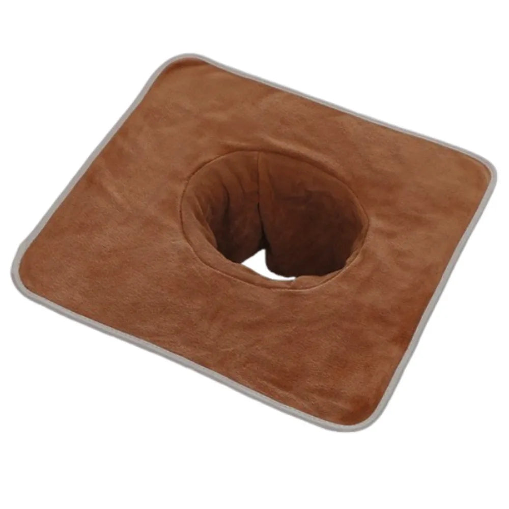 coussin massage velours doux bleu rose marron gris confortable moderne 35x35cm 40x80cm