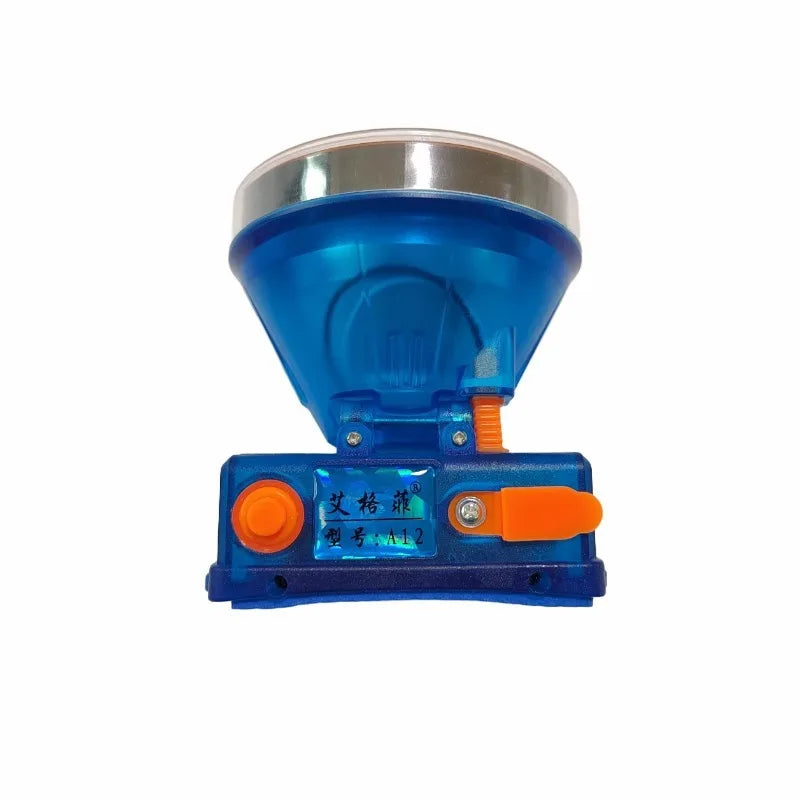 lampe torche bleue orange moderne rechargeable led transparente chargeur usb