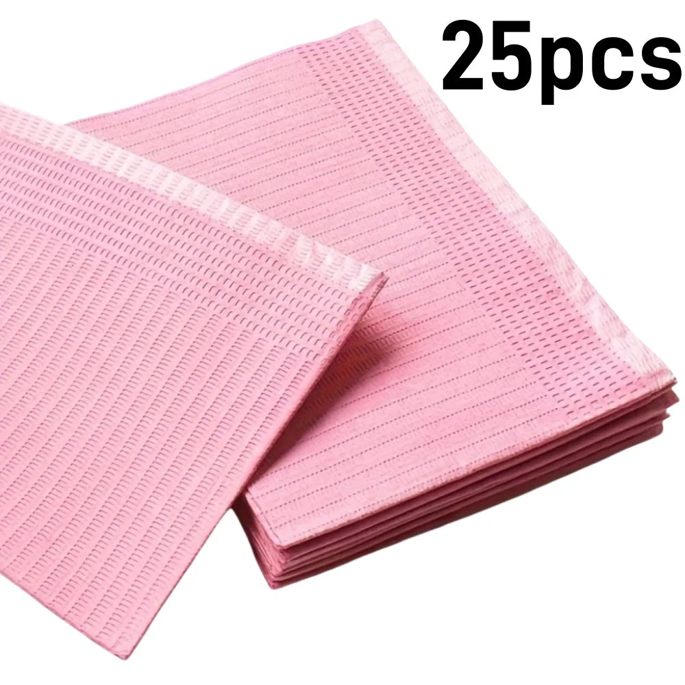 serviettes jetables violet blanc rose rayures horizontales modernes 100 pièces coussin repos main emballage