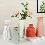 vases modernes texturés couleurs blanc vert rouge rose orange décoration intérieure extérieure minimaliste