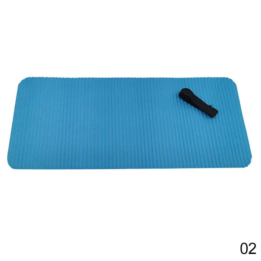 tapis yoga épais 15mm antidérapant bleu gris violet rayures moderne yoga fitness meditation durable