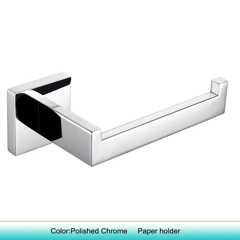 porte serviettes mural acier inoxydable chrome salle bain porte savon rouleau papier toilette fixations