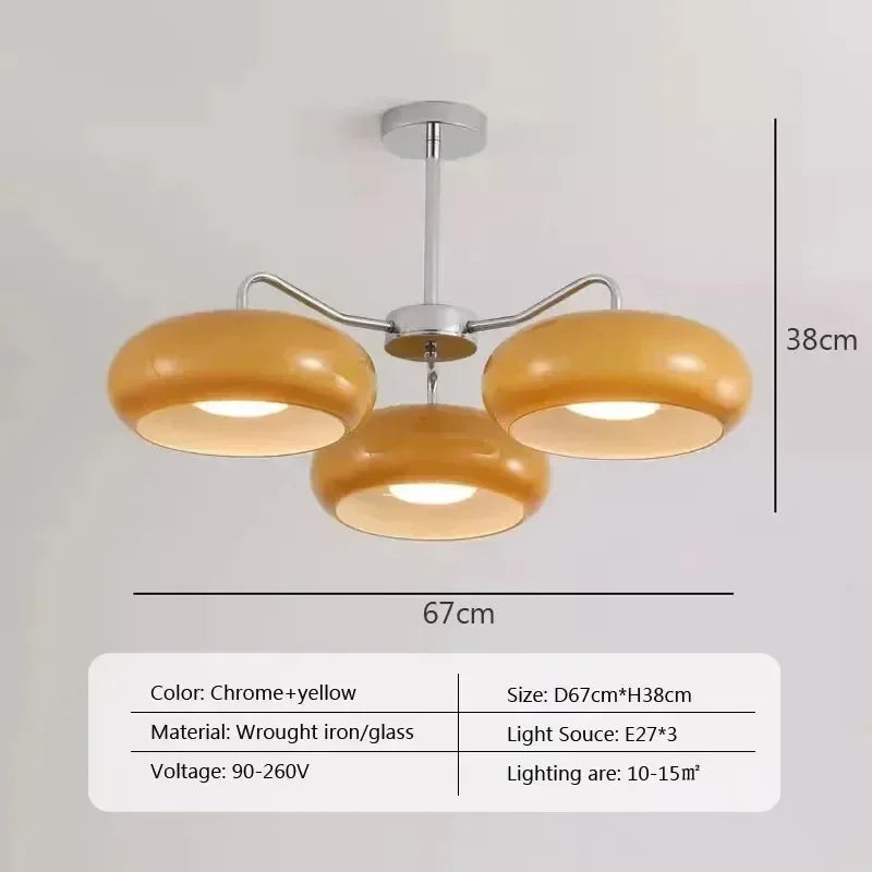 lampe suspendue moderne or blanc brillante verre opaque 28cm diamètre