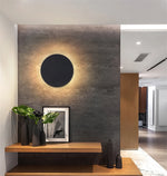 applique murale led moderne or noir gris clair ronde carrée lumineuse minimaliste chambre salon